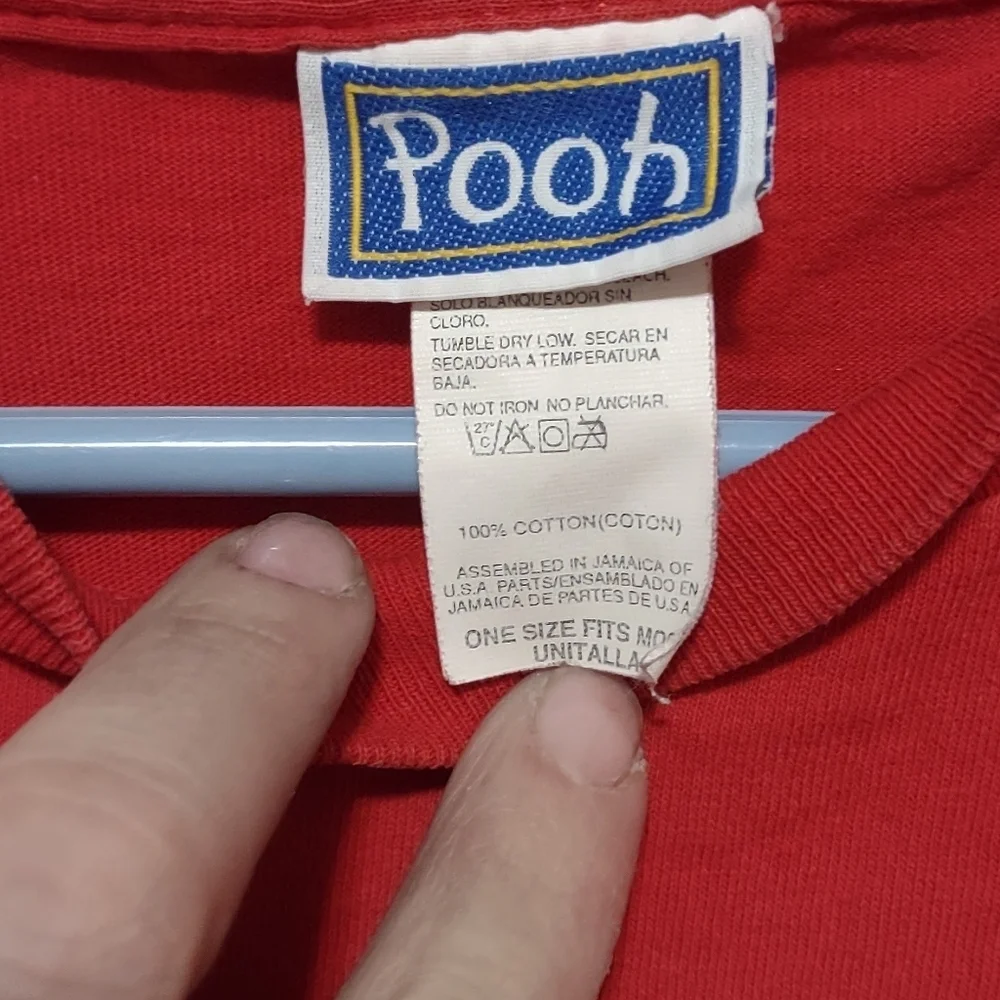 Red Men's Shirt with Cartoon Print - Picture 3 of 6